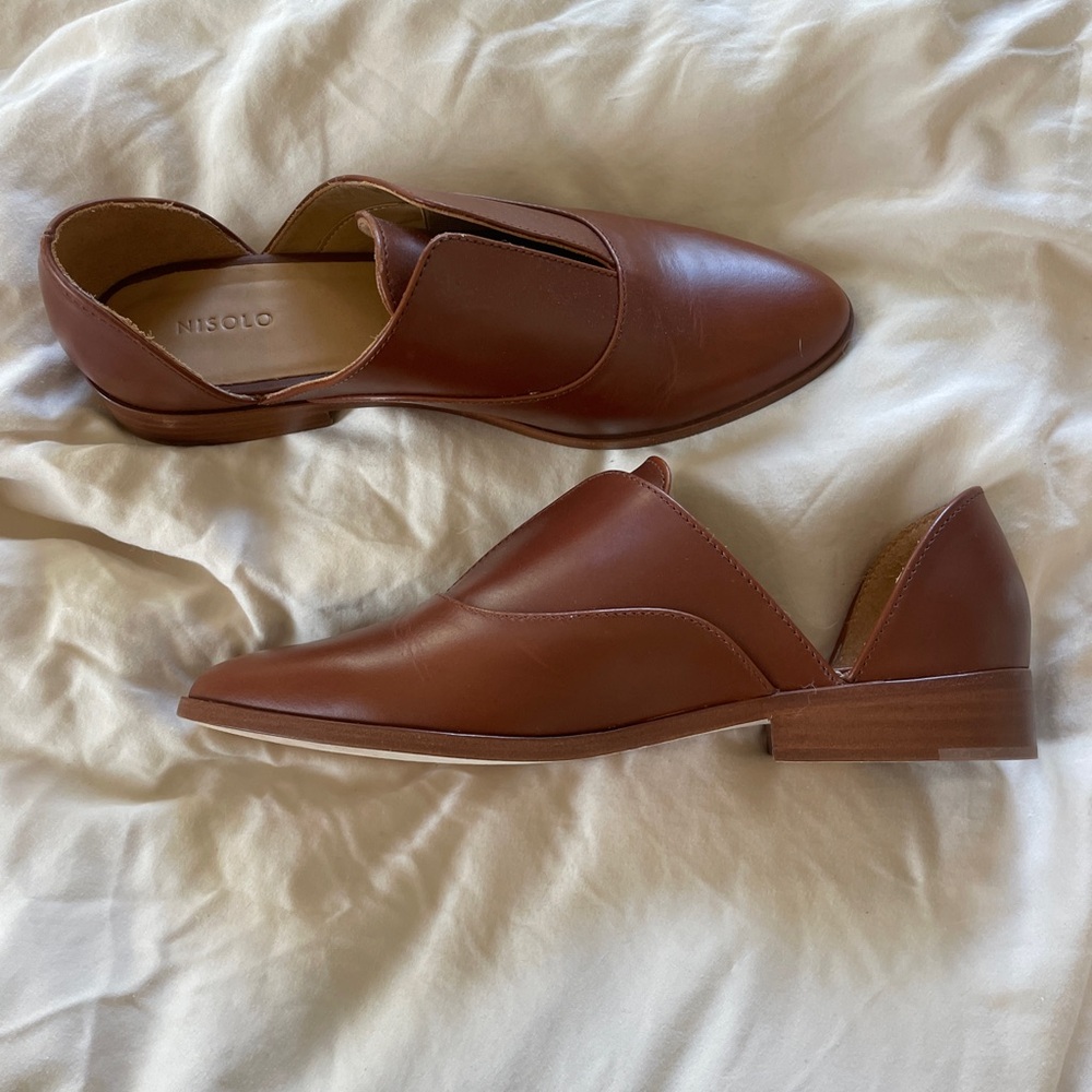 Nisolo Women's D'Orsay Pointed Toe Flats Shoes
